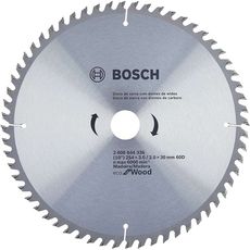 Disco de serra Circular Bosch Ecoline ø254 furo de 30mm espessura de 2mm 60 dentes