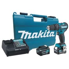 Parafusadeira/Furadeira de Impacto a Bateria Makita 3/8" HP332DSME 12V + 2 baterias + Carregador + Maleta/Bit