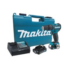 Parafusadeira/Furadeira de Impacto a Bateria Makita 3/8" HP332DSAE 12V + 2 baterias + Carregador + Maleta/Bit