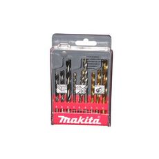 Kit De Brocas Makita D-08660 Para Madeira/Concreto com 9 Peças