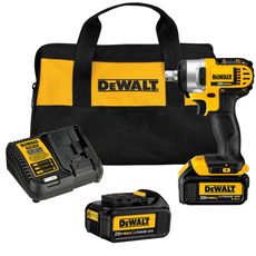 Chave de Impacto a Bateria Dewalt DCF880L2-B2 1/2" 20V Max Li-Ion + 2 Baterias 20V + Carregador 220V + Maleta