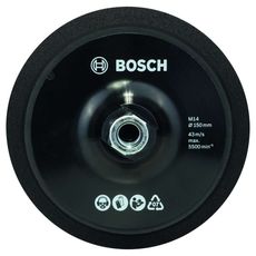 Prato Autoaderente para Polidora - porca M14 Bosch 150mm