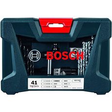 Kit de Pontas e Brocas Bosch V-Line para parafusar e perfurar - 41 peças