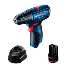 Parafusadeira/Furadeira a Bateria 3/8" Bosch GSR 120-LI 12V + 1 Bateria 2,0Ah e Carregador Rápido Bivolt