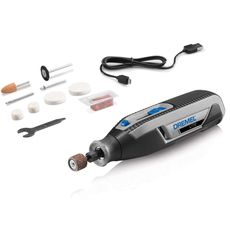 Dremel Lite Microrretífica a Bateria de Lítio de 4V Max 10 Acessórios