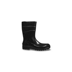 Bota de Segurança Fujiwara 88FPC600SF PVC Cano Médio Preto sem Forro 38200