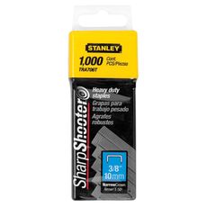 Grampos Stanley 3/8' TRA706T Trabalho Pesado 1.000 Peças