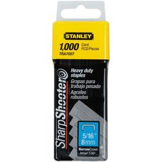 Grampos Stanley 5/16' TRA705T Trabalho Pesado 1.000 Peças