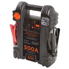 Auxiliar de Partida para Auto 500A 12V com Luz de Emergência Black & Decker JS500S-BR