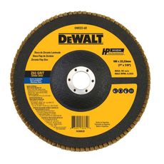 Disco Flap Plástico Reto Dewalt DW8323P-AR 7" X 7/8" Z 60