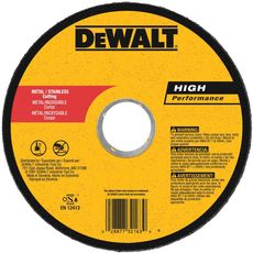 Disco de Corte Fino Dewalt 7/8" DW8065-AR Metal / Inox 7" X 7/8" X 1,6 mm