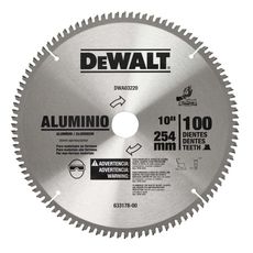 Lâmina Serra Esquadria Dewalt 10" DWA03220 100D Alumínio