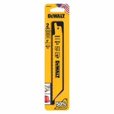 Lâmina para Serra Sabre Dewalt 6" DW4845-2 14 DPP Multimaterias Cartela com 2 unidades