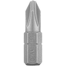 Ponta 1" Fenda Cruzada Dewalt #2 DW2002BL Tipo Bit Tip