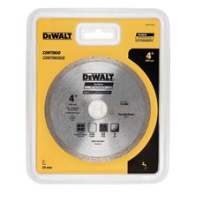 Disco Diamantado Dewalt 4" DW47401BHP Contínuo Furo 20mm para Uso em Serra Mármore