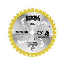 Lâmina Serra Circular Dewalt 7.1/4" DW3176 36D Madeira e Lâminados