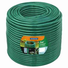 Mangueira Flex 3/4" Tramontina Verde em PVC 3 Camadas 100 m