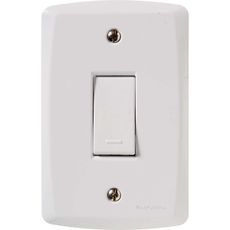 Conjunto 4x2 com 1 Interruptor Simples Tramontina 10 A 250 V Lux2 Branco