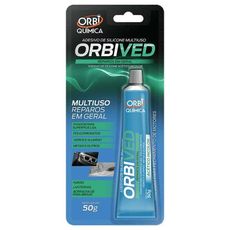 Adesivo De Silicone Acético Orbi Química Incolor 50G Orbived