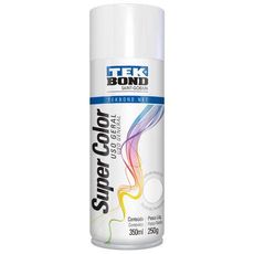 Tinta Aerosol Tekbond Branco Brilhante Uso Geral 350 Ml/250G