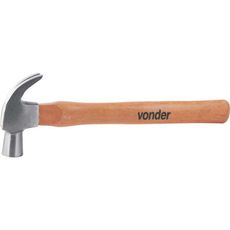 Martelo Unha Polido Vonder 27mm com cabo de Madeira