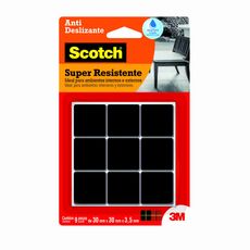 Protetor Antideslizante 3M Scotch Quadrado Preto Grande