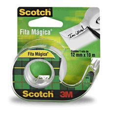 Fita Mágica 3M Scotch® com Suporte 12mmx10m