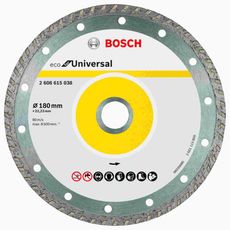 Disco diamantado turbo Bosch ECO For Universal 180 x 22,23 x 2,6 x 7mm