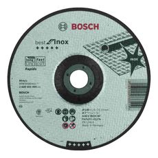 Disco de Corte Bosch Best for Inox 180x1,6mm Centro Deprimido