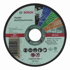 Disco de Corte Bosch MultiConstruction 115x1,0mm Centro Reto