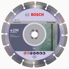 Disco diamantado segmentado Bosch Standard for Concrete para concreto 230 x 22,23 x 2,3 x 10mm