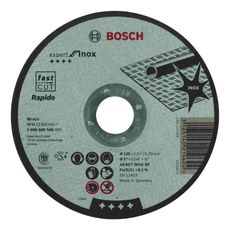 Disco de Corte Bosch Expert for Inox 125x1,0mm Centro Reto