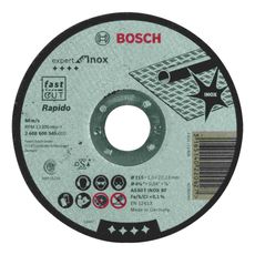 Disco de Corte Bosch Expert for Inox 115x1,0mm Centro Reto