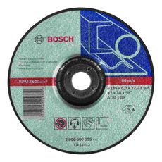 Disco de Desbaste Bosch Expert for Metal 180x6,0mm Centro Deprimido