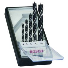 Jogo de Brocas para Madeira Bosch Robust Line 3 Pontas 4,0-10,0mm - 5 unidades