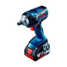 Chave de Impacto a Bateria 1/2" Bosch GDS 18 V-EC 250 250Nm 18V + 2 Baterias 3Ah + 1 Carregador Bivolt + Maleta