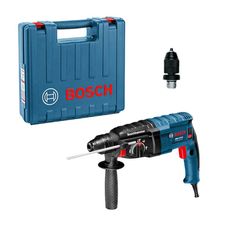 Martelo Perfurador Rompedor Bosch GBH 2-24 D 820W 2,7J EPTA + Adaptador de Mandril + Maleta