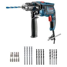 Furadeira de Impacto Bosch 1/2" GSB 13 RE 650W + 23 Acessórios