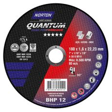 Disco de Corte Norton Quantum 180x1,6x22,23mm