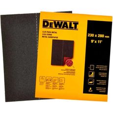 Folha de Lixa para Ferro Dewalt DAT20100S  230 x 280mm Grão 100