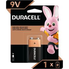 Pilha 9V Duracell Alcalina