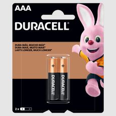 Pilha AAA Duracell Alcalina 2 Unidades