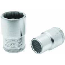 Soquete Estriado 10mm Gedore Encaixe 1/2" D19