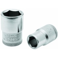 Soquete Sextavado 1/4" Gedore Encaixe 1/2"