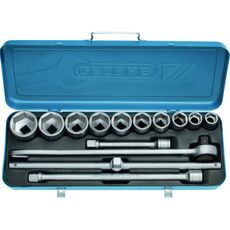 Jogo de Soquete e Acessórios Gedore 3/4" 32EMZ 22-50mm 14 peças