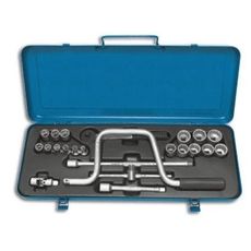 Jogo de Soquete e Acessórios Gedore 3/8" 330HMU 6-22 23 peças