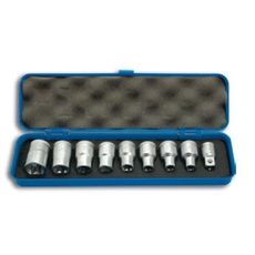 Jogo de Soquetes Gedore Gtx 1/2" Perfil Hexalobular TX19 E-09 E10 a E24 8 peças