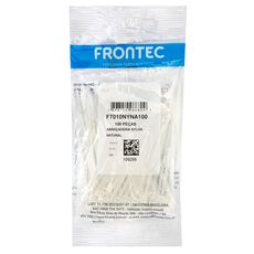 Abraçadeira Nylon Transparente Frontec 100 x 2,5mm 100 unidades