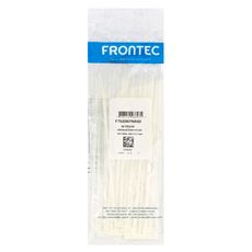 Abraçadeira Nylon Transparente Frontec 202 x 3,7mm 50 unidades