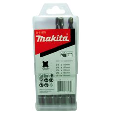 Conjunto de Brocas Makita D-61678 Sds-Plus C/ 5 Pcs